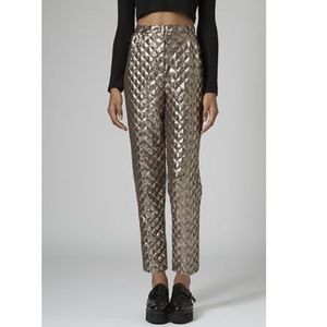 TopShop Diamond Sequin Pant Trousers US size 8